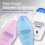 Ideal para viajes, bolsa de gimnasio y kit de viaje con Shower To Shower.