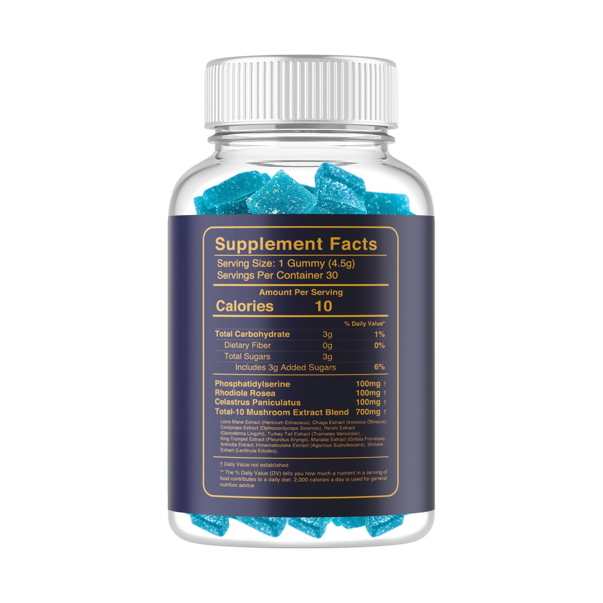 Shroom IQ gomitas claridad-mental: sabor agradable y concentración diaria
