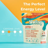 Shroovy aroma y textura envolvente en una taza