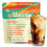 Shroovy cafe organico con hongos, melena de león y chaga para claridad mental