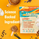 Shroovy cafeina a mitad de dosis para energia constante