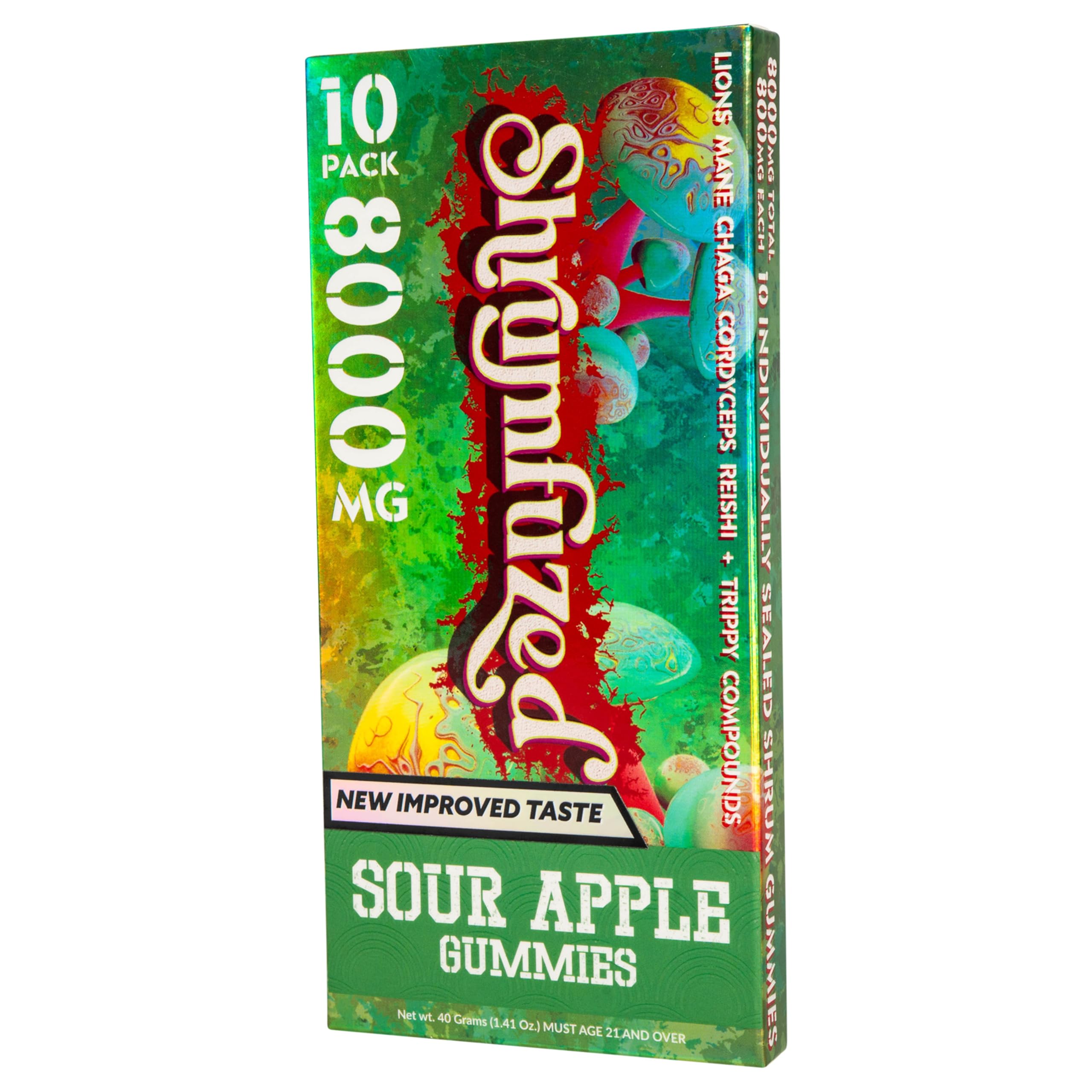 Shrumfuzed gomitas cordyceps: energía natural para el día y foco
