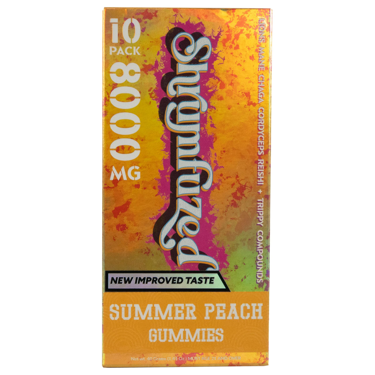 Shrumfuzed gominolas 8000 mg en frasco, sabor mejorado para enfoque diario.
