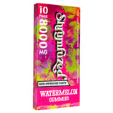 Gomitas Shrumfuzed textura glaseada para concentración sostenida.