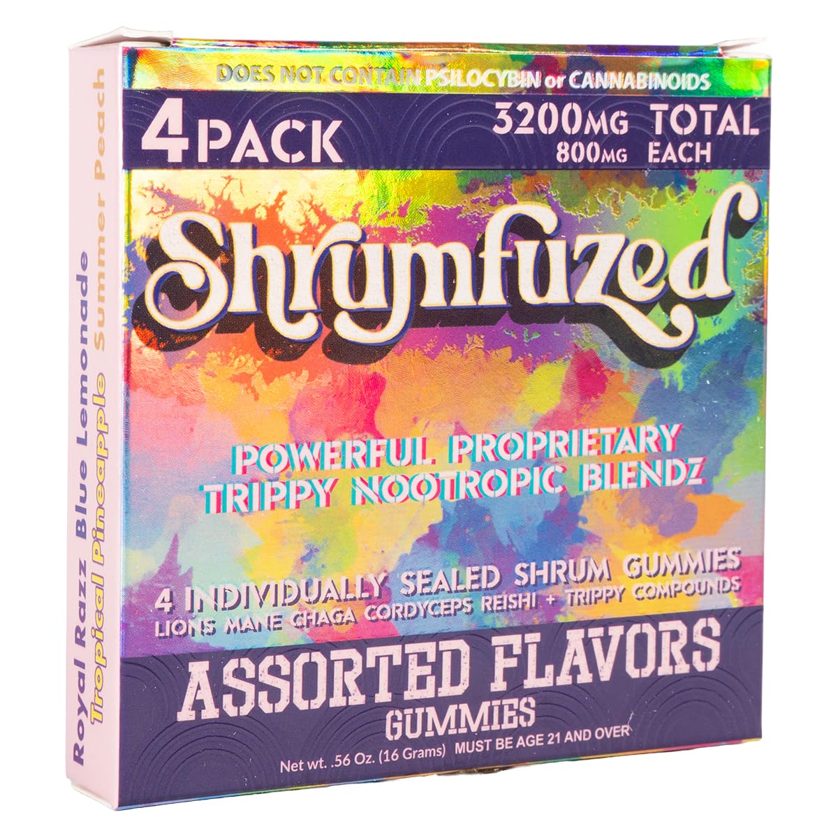 Shrumfuzed melena-de-leon-reishi-cordyceps-chaga para potencia mental.