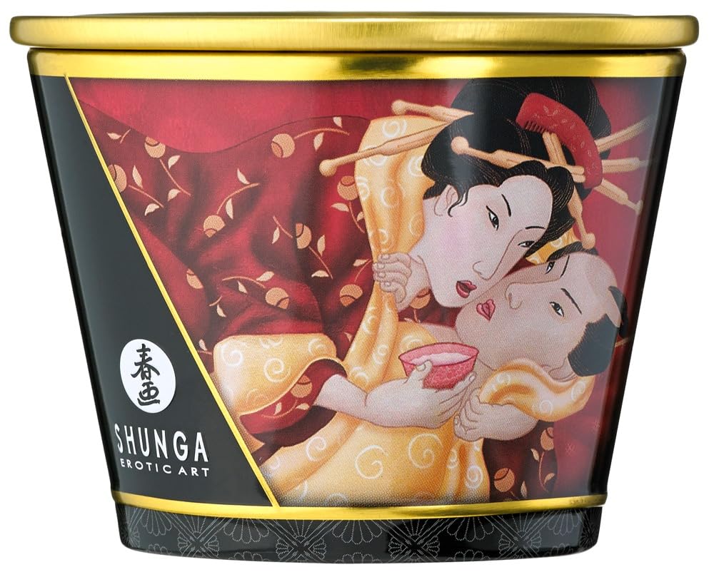 Piel suave y sedosa tras el masaje con aceite Shunga