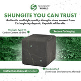 Cubo Shungite World ideal para meditación y relajación diaria.