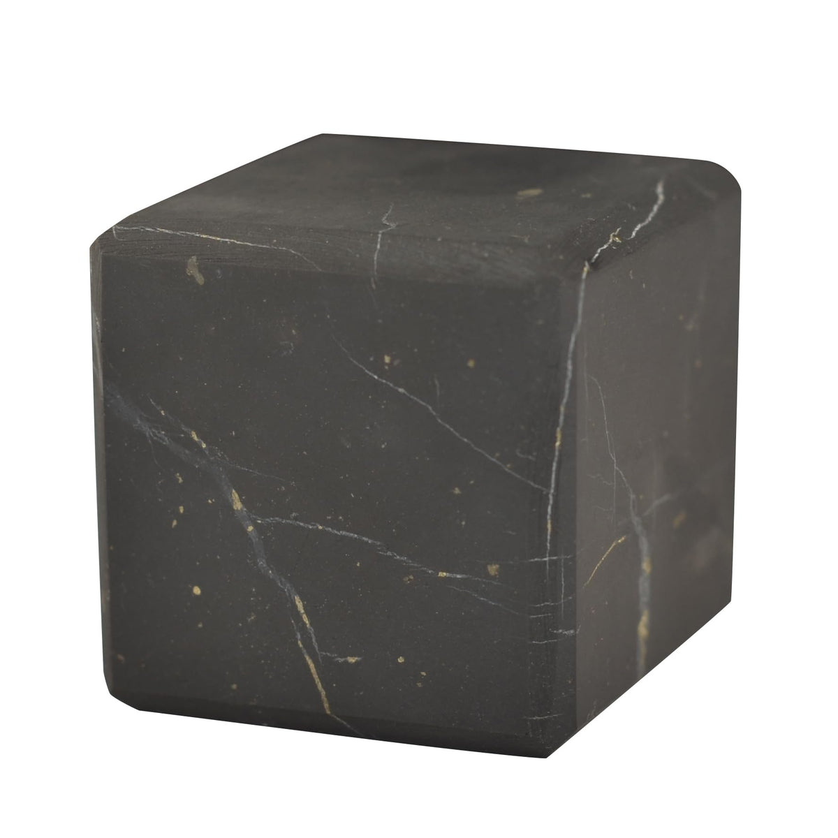 Cubo Shungite World sin pulir 30mm para protección energética cercana.