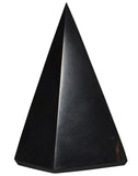 Piramide alta Shungite World de 40 mm para protección y energía en el hogar.