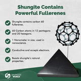 Piramide Shungite World para crear un ambiente natural y enfocado