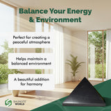 Piramide Shungite World ideal para meditación en dormitorio
