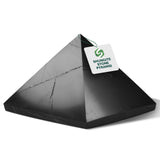 Shungite World pirámide de shungita 50 mm para protección energética en el hogar.
