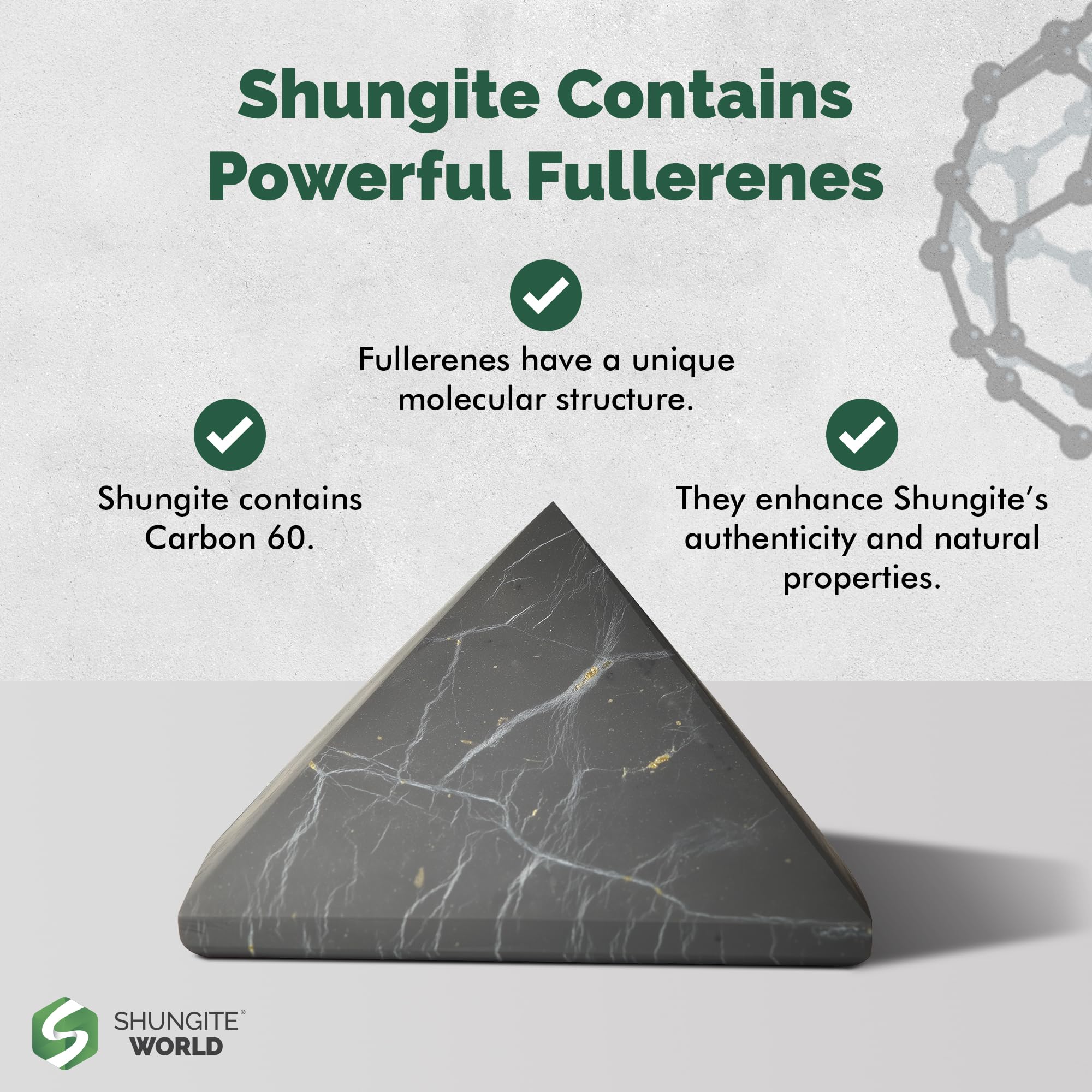 Ritual de terapias con la pirámide de Shungite World para Reiki.