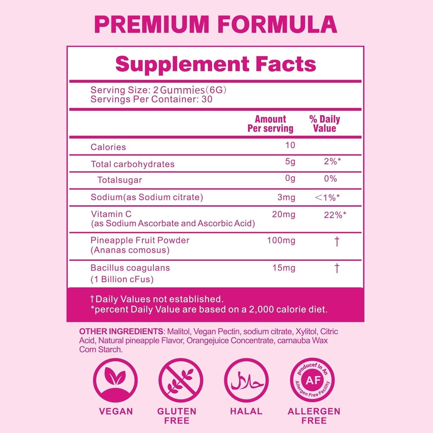 Shytrouy equilibrio femenino gominolas frasco portátil: compañero ideal para equilibrio diario fuera de casa.