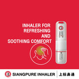 Siang Pure Inhalador, aplicación en frente y sienes para aromaterapia.