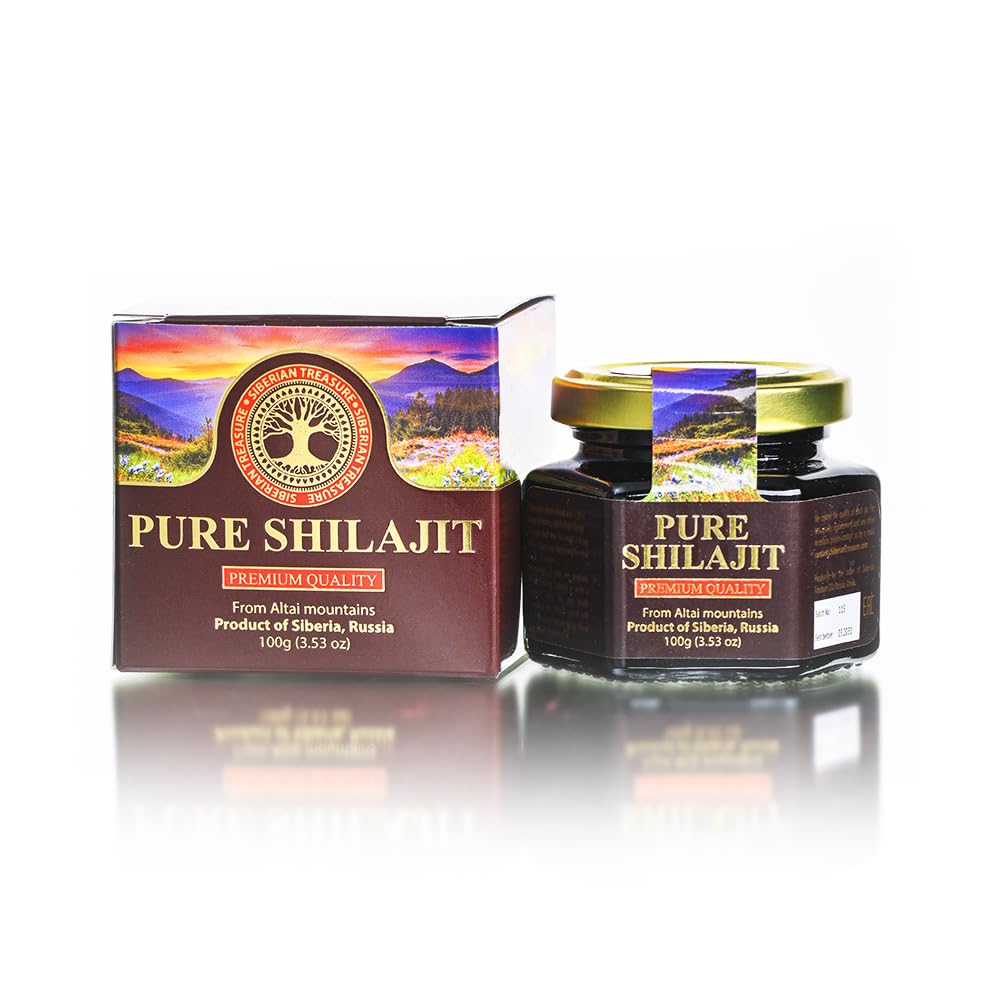 Siberian Treasure Shilajit Resina Frasco Vidrio: pureza para uso diario