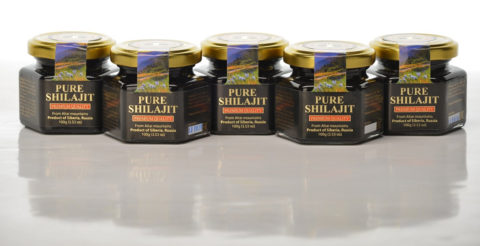 Siberian Treasure Shilajit Resina Siberia Origen: producido en Siberia para calidad continua