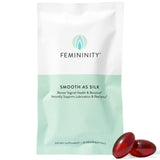Sibu Femininidad cápsulas blandas y botella, posible apoyo a la lubricación natural