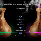 Control por aplicación del humidificador Sierra Modern Home en tu dispositivo móvil.