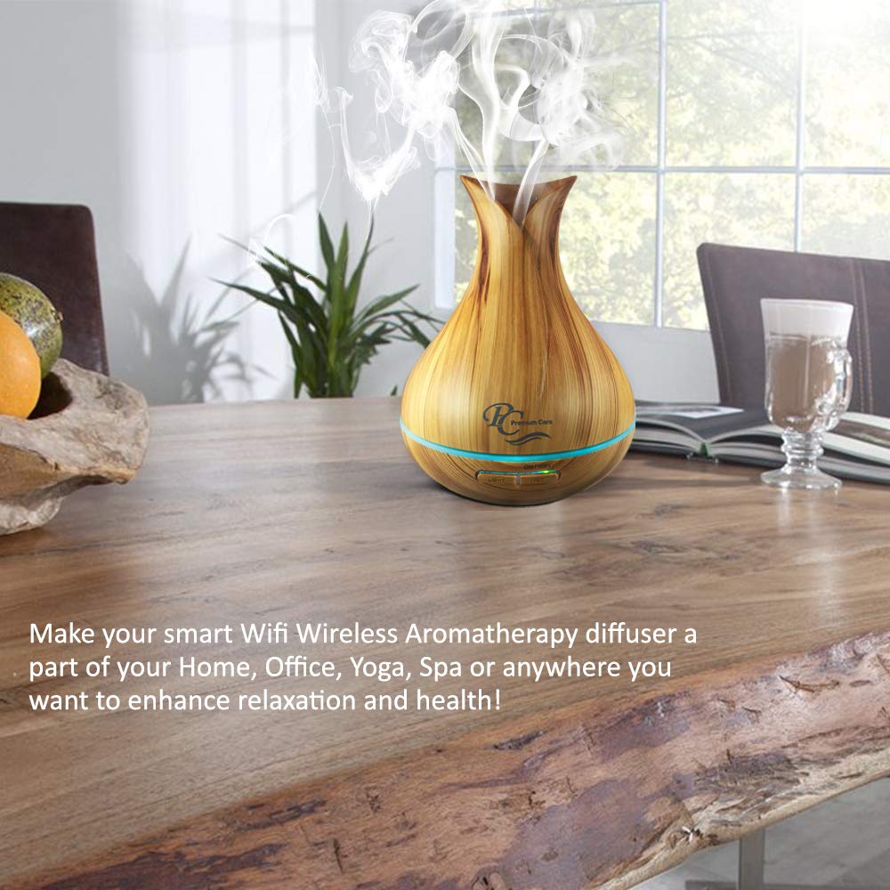 Humidificador para dormitorio con niebla suave de Sierra Modern Home.