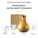 Diseño compacto de humidificador Sierra Modern Home en tono marrón claro.