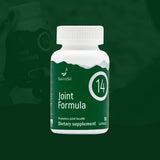Sierrasil Joint Formula14: cápsulas junto a un vaso para consumo diario
