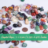 SigMntun 128 piezas de cristales pulidos para colección y artes