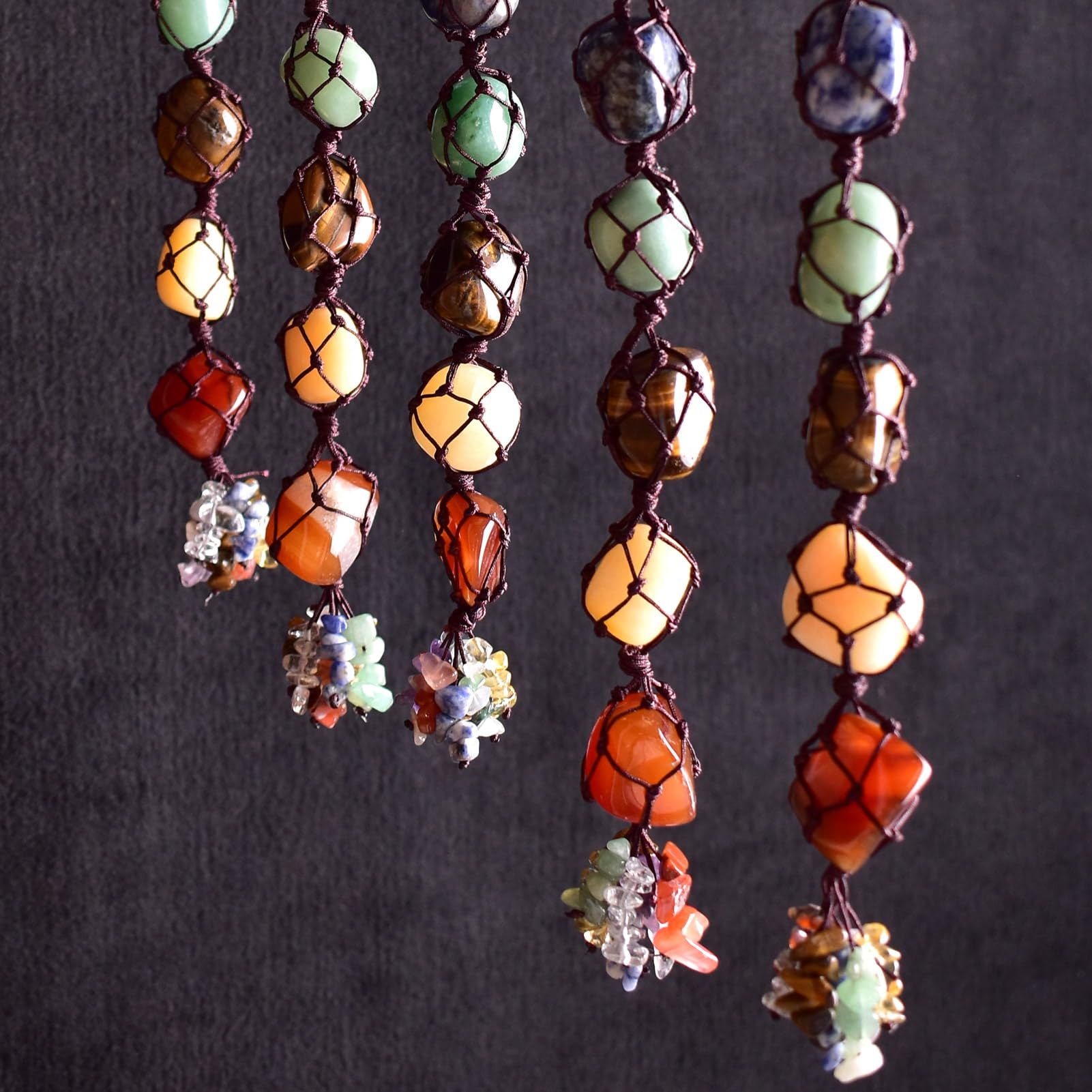 SigMntun gemas de agata para manualidades y joyería artesanal.