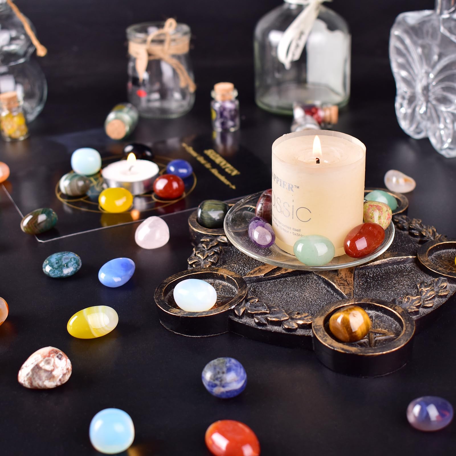 SigMntun piedras curativas 04: usos versátiles para decoración y manualidades
