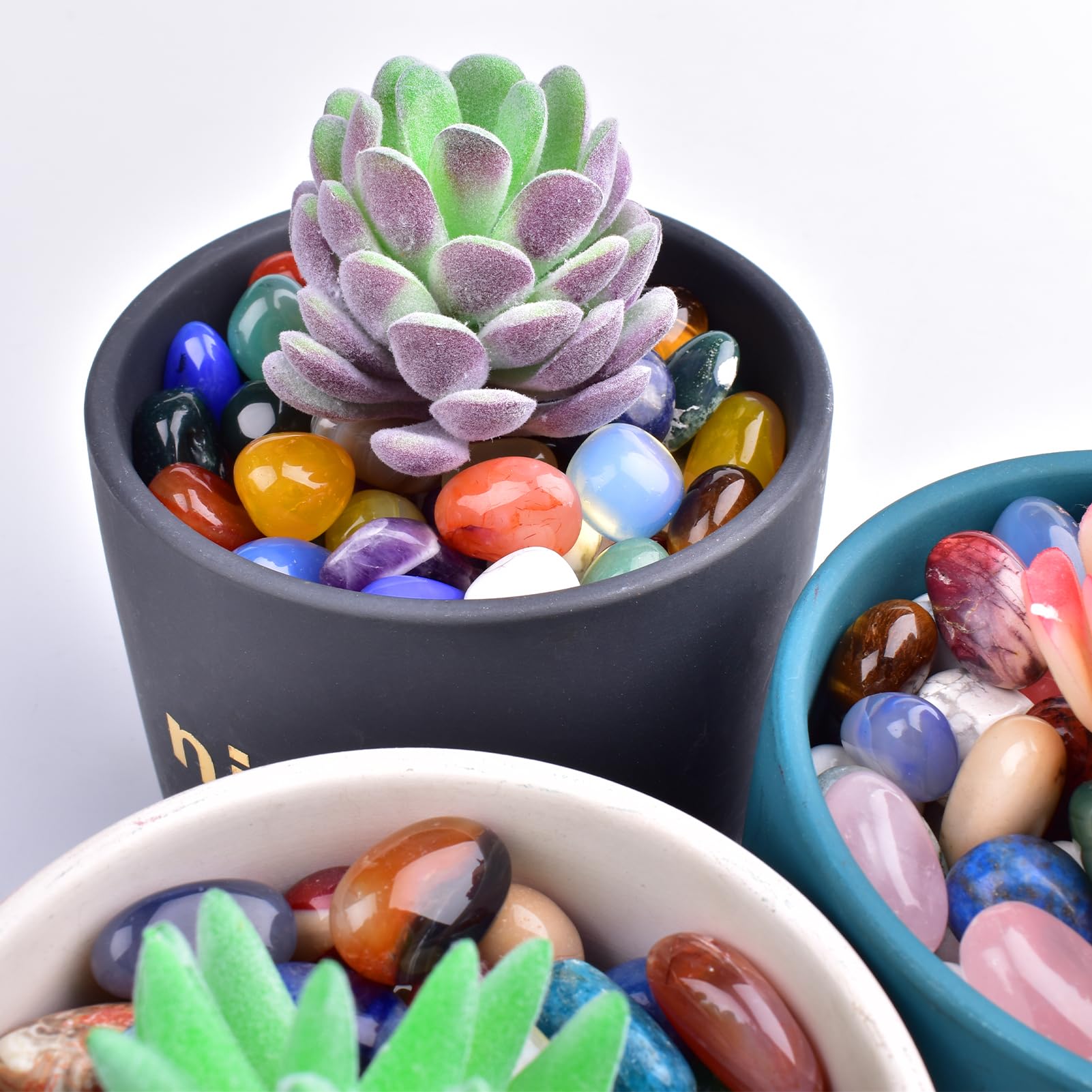 SigMntun piedras curativas 07: cristales variados para proyectos creativos