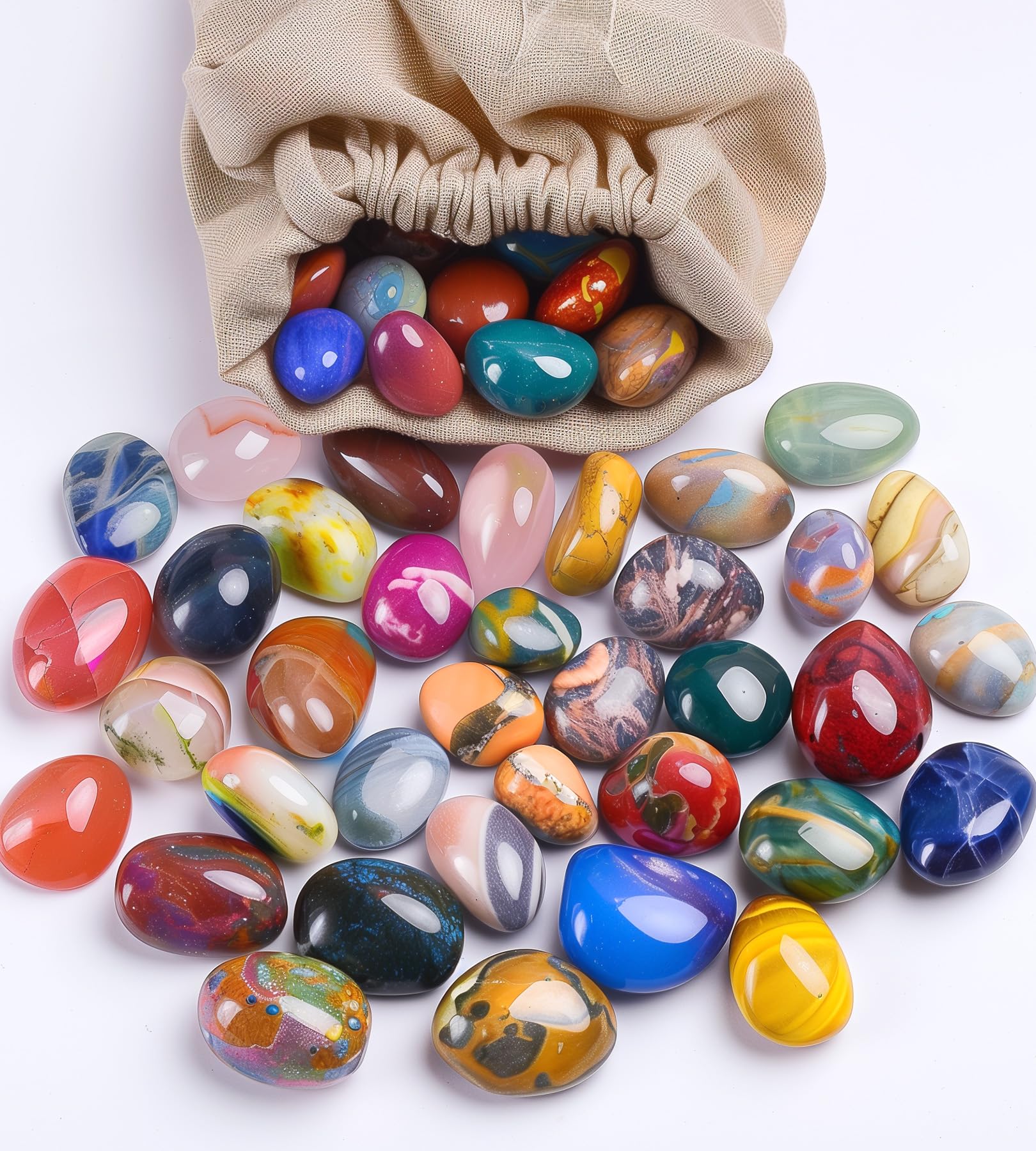 SigMntun piedras curativas 09: colección de cuarzos para rituales personales