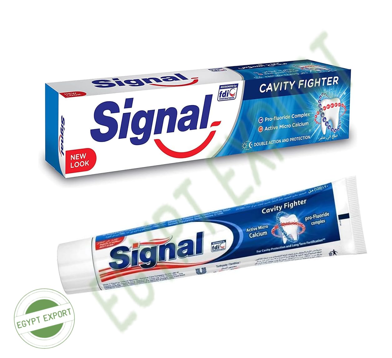 Pasta dental Signal: foco en el tubo para uso diario y cuidado.