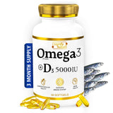 Signify Nature Omega 3 con D3: botella para apoyo diario del bienestar.