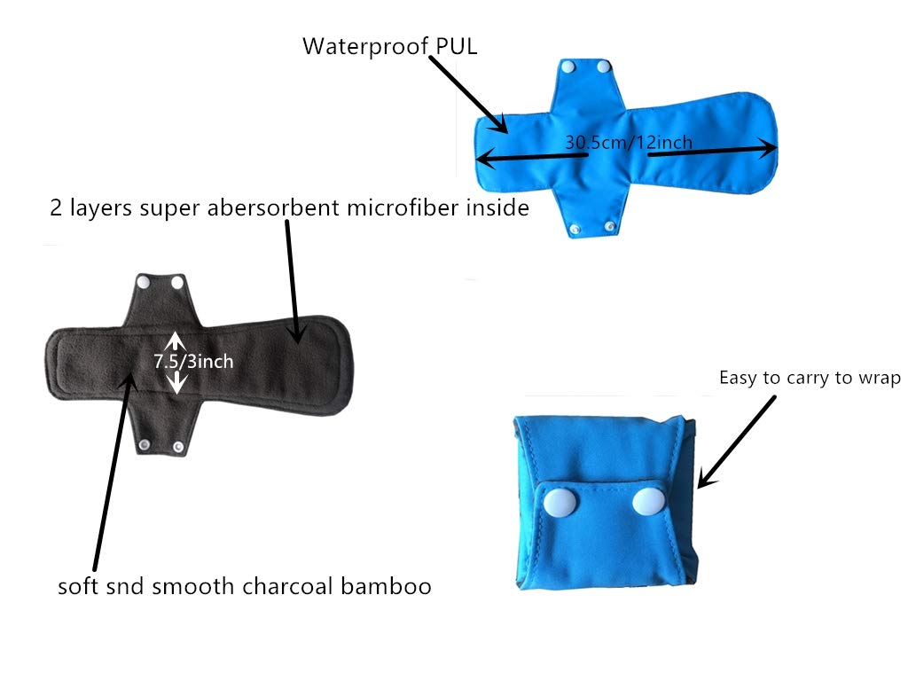 Sigzagor MUMBABY capas bambú y microfibra, suave y absorbente