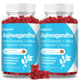 Sijigood gominolas de ashwaganda con l-teanina, apoyo para equilibrio corporal.