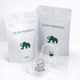 Silent Mammoth dilatador nasal ajustable grande, detalle de ajuste, para adaptar a tu anatomía.