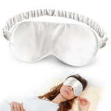 Silk Dream antifaz dormir, seda morada suave para descanso cómodo