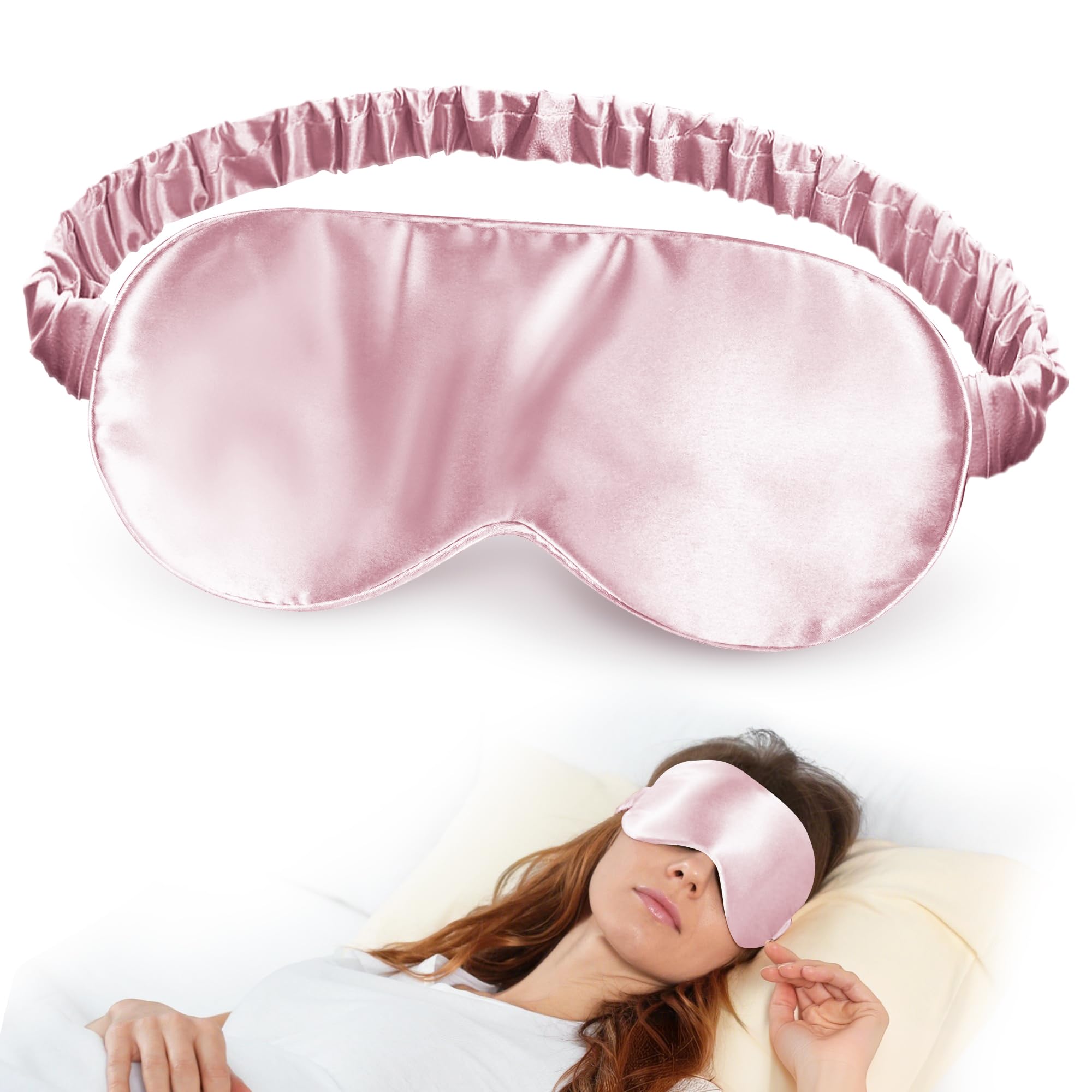 Silk Dream antifaz de seda Mulberry 22 momme para dormir cómodo y suave