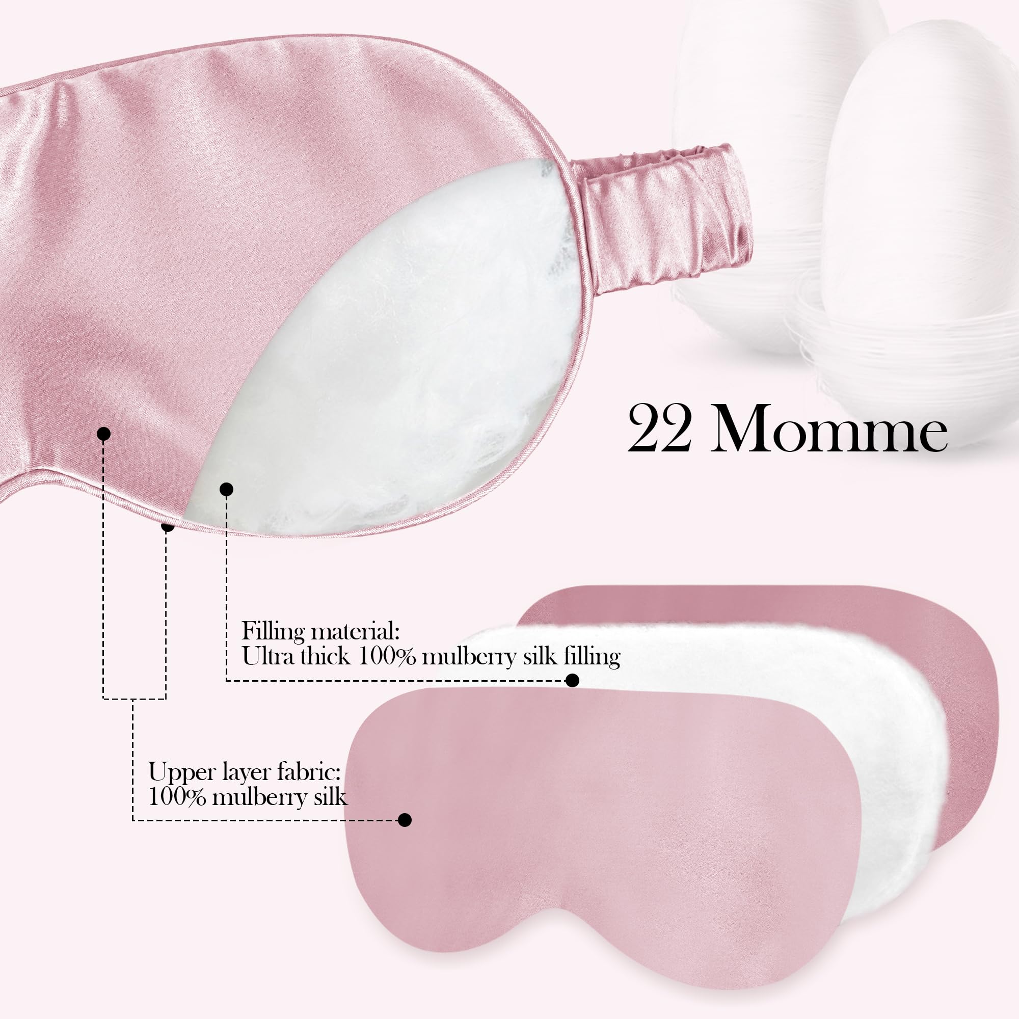 Relleno de seda transpirable Silk Dream para temperatura agradable