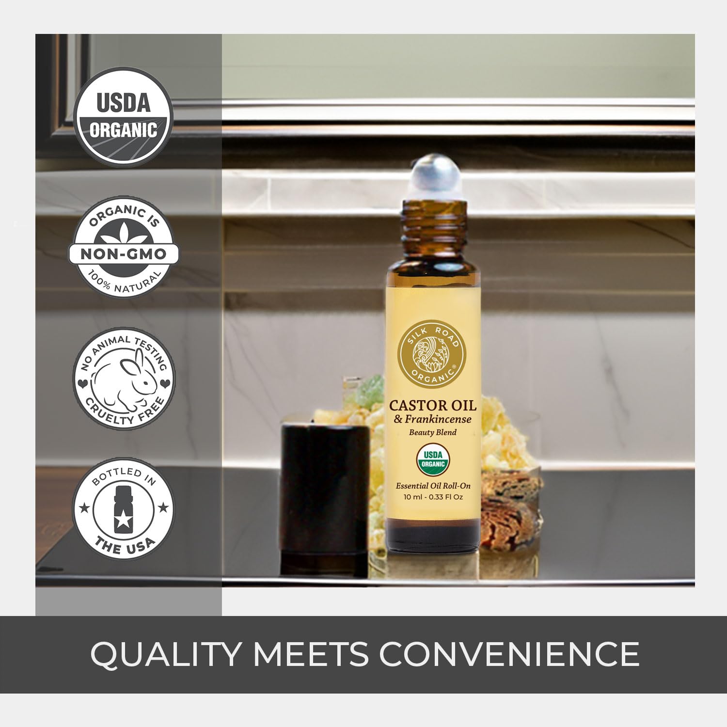 Silk Road Organic Aplicación Bajo Ojos: precisa y cómoda, facilita la absorción.