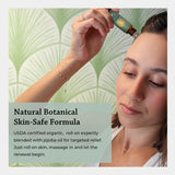 Silk Road Organic Romero Rodillo: envase compacto ideal para viajar.