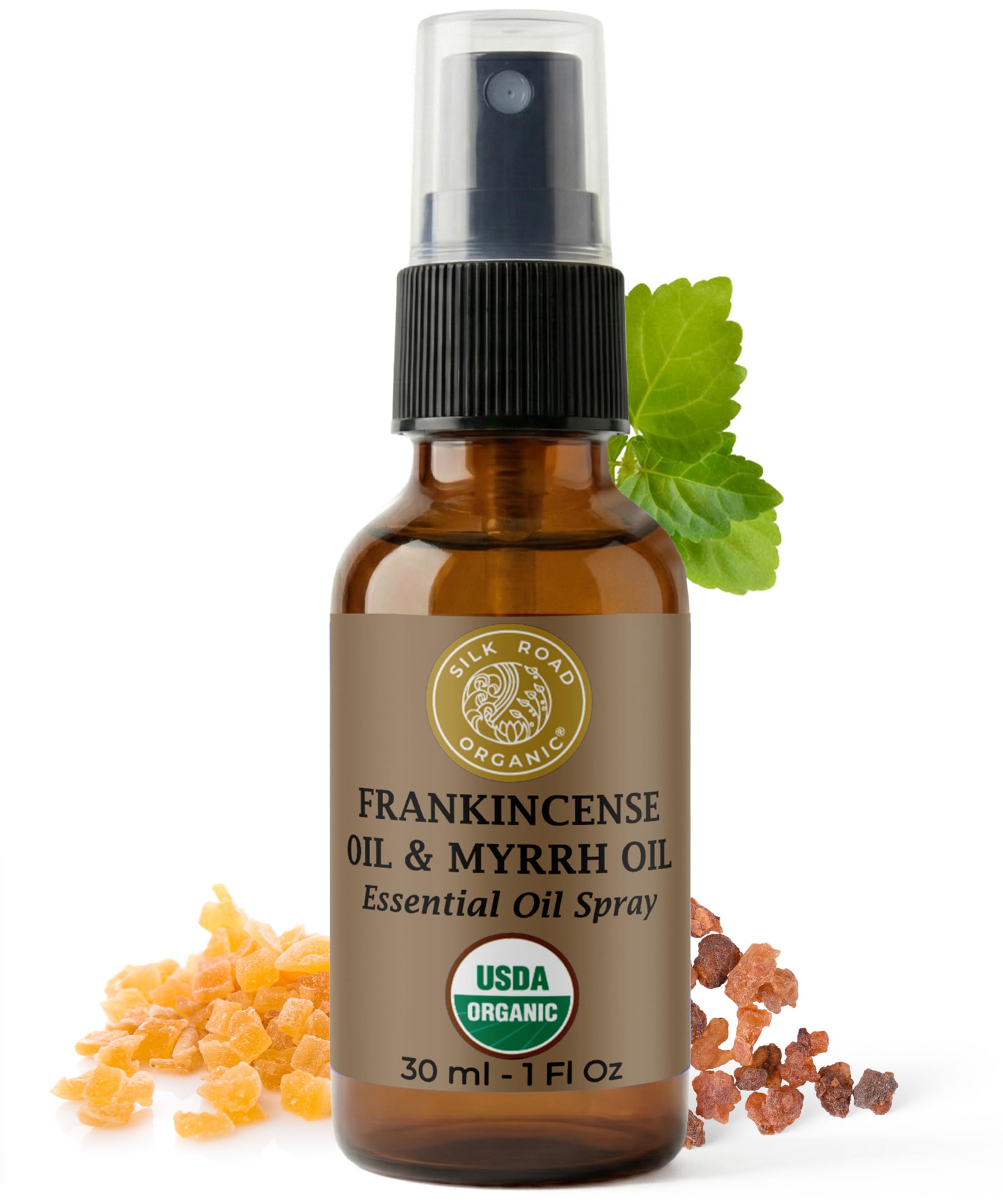Silk Road Organic atomizador en botella, alivio suave para articulaciones y músculos.