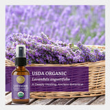 Silk Road Organic Lavanda Spray ideal para relajación nocturna