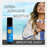 Mezcla Silk Road Organic de aceites esenciales para respiración más cómoda.