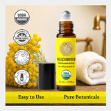 Silk Road Organic aceite dorado, aroma suave para piel