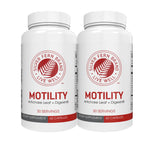 La botella de Motility de Silver Fern con cápsulas para uso diario.