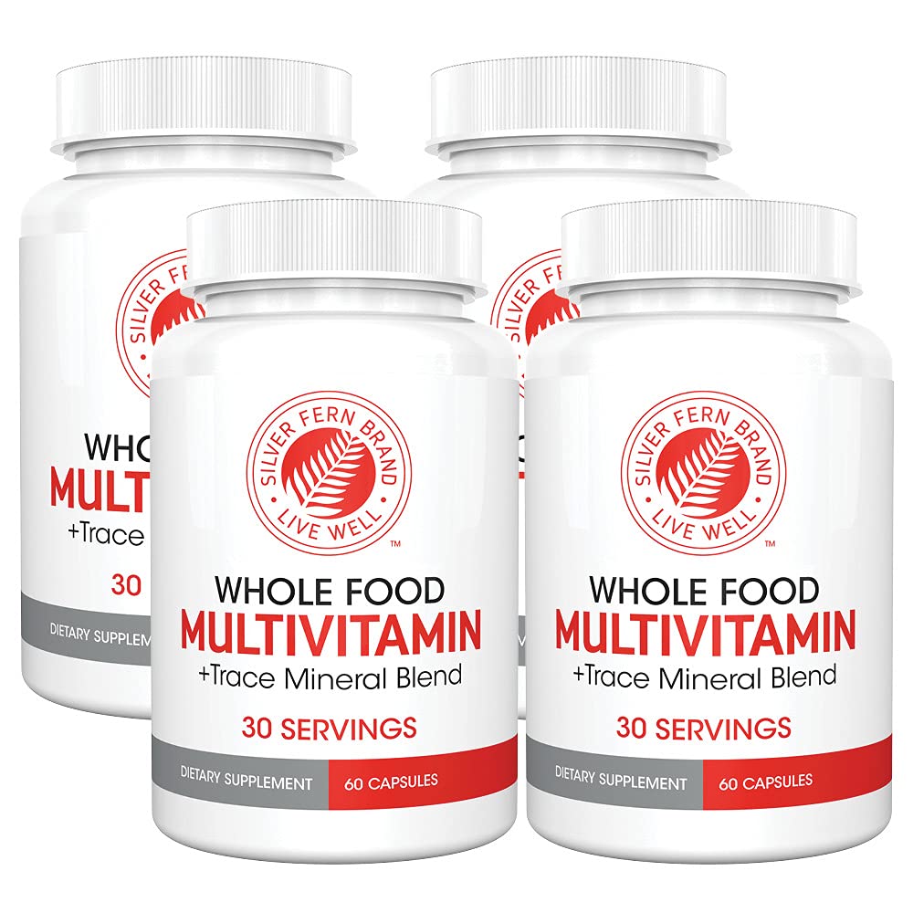 Silver Fern Multivitaminas diarias, botella frontal, apoyo nutricional diario.