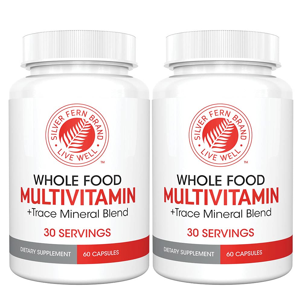 Botella frontal de Silver Fern multivitamínico para nutrición diaria