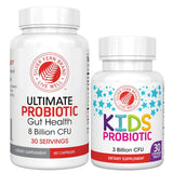 Silver Fern Probiotics para adultos en botella, apoyo a la salud digestiva diaria.