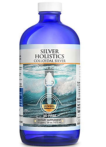 Solución de recarga SILVER HOLISTICS 16oz para rellenar la botella.
